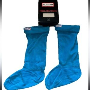Hunter Bright Blue Fleece Socks